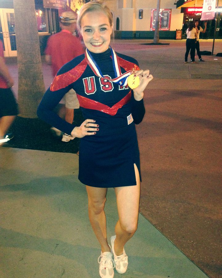 Mel with U.S. National Team gold